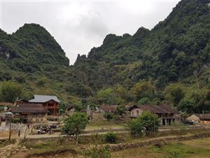 KHUOI KY ANCIENT STONE VILLAGE, NEAR THE BAN GIOC WATER FALLS IN CAO BANG