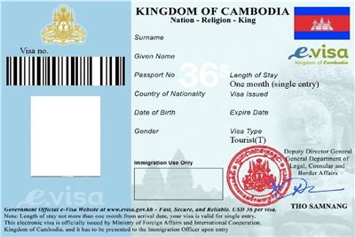 HOW TO GET VISA TO CAMBODIA