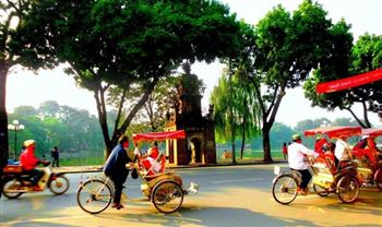 Hanoi Cyclo ride.