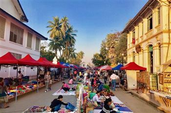 luang prabang city night market