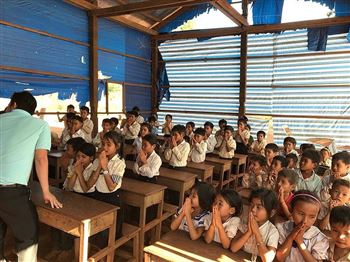 a poor school in cambodia
